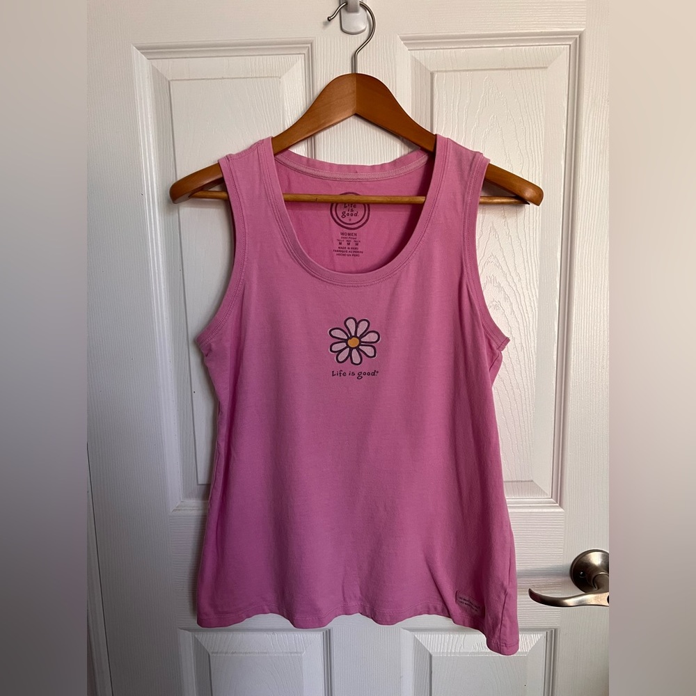 Life is Good daisy tank
